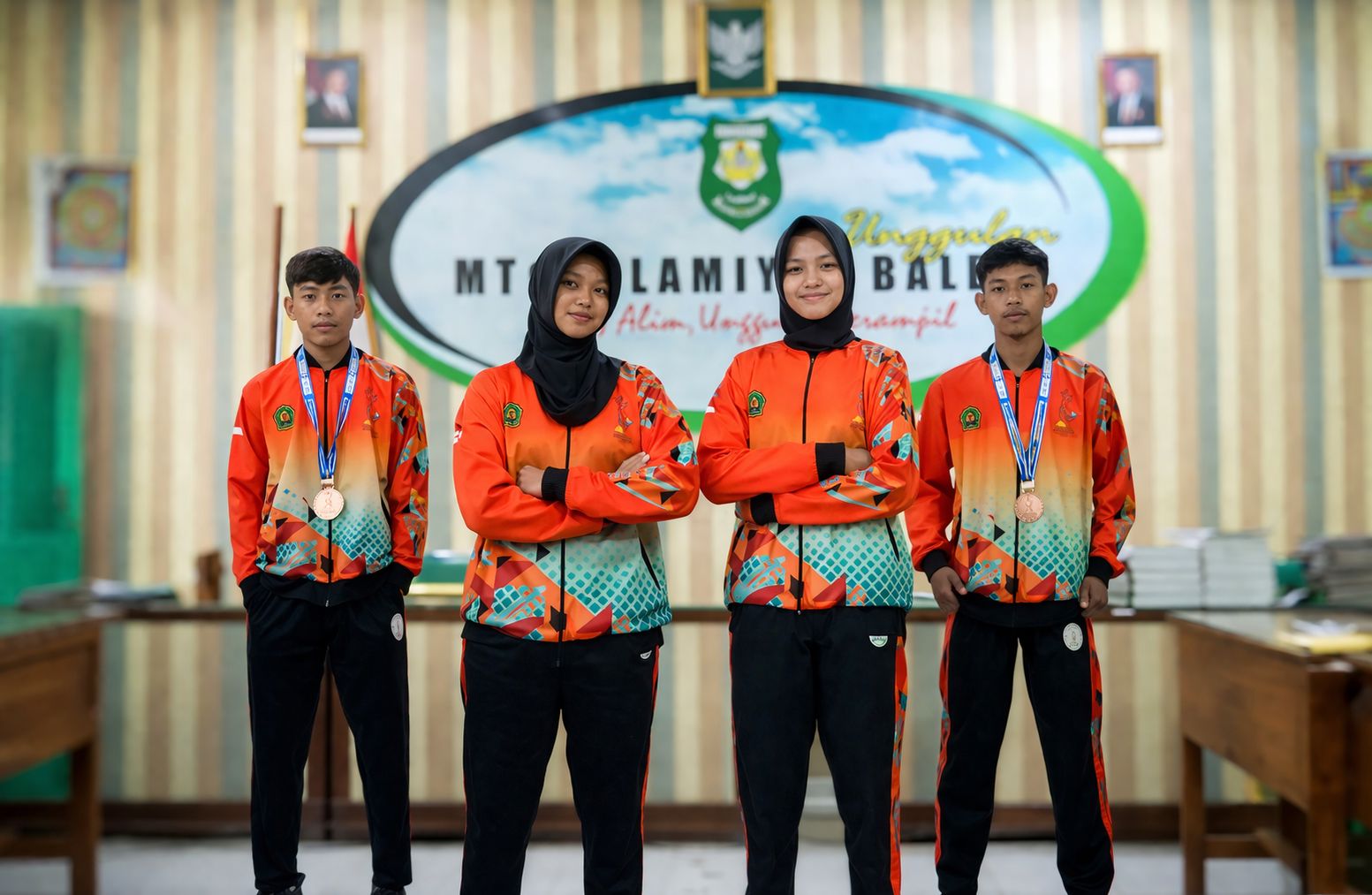 Siswa MTs Islamiyah Belajar